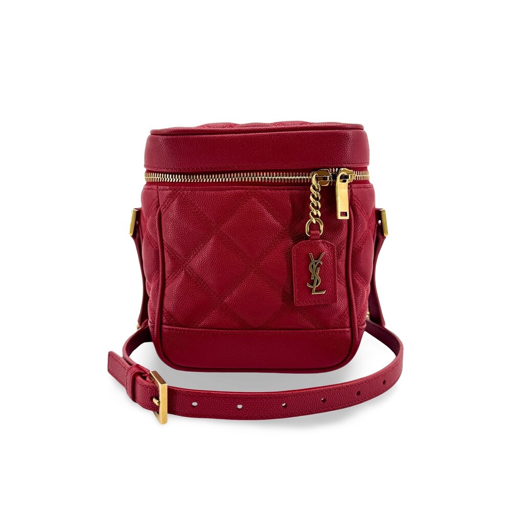 Saint Laurent 80's Vanity Quilted Leather